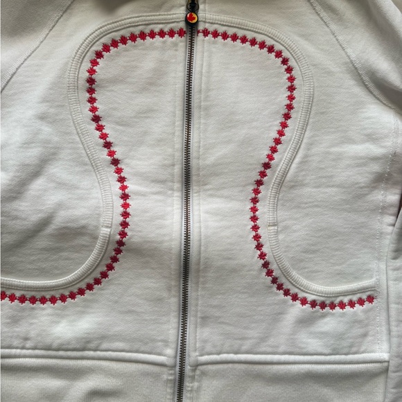 LULULEMON Canada Olympic Scuba Hoodie Size 6 - Picture 5 of 5